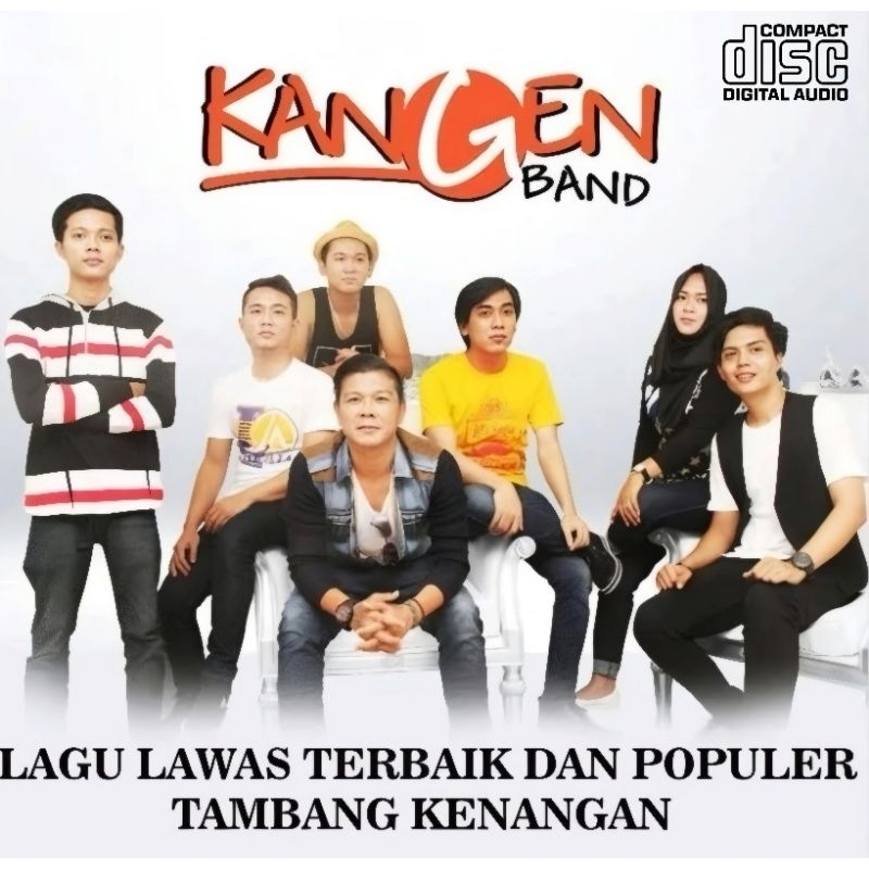 Kaset CD Pop Band Indonesia Best Album Kangen Band