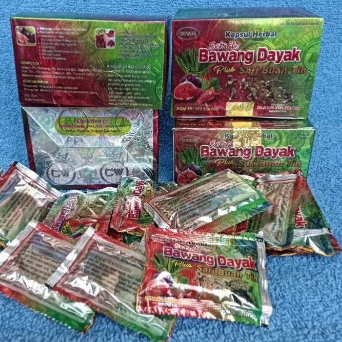 Kapsul herbal bawang dayak asli 20 sachet
