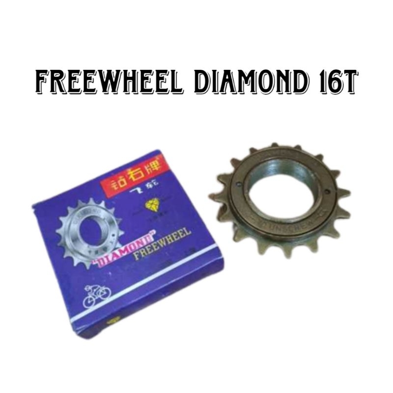 Freewheel Sepeda 16T Diamond | Prewel Sepeda 16T