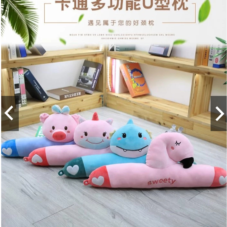 BANTAL BONEKA FLAMINGO LUCU GULING BANTAL BONEKA UNICORN PINK