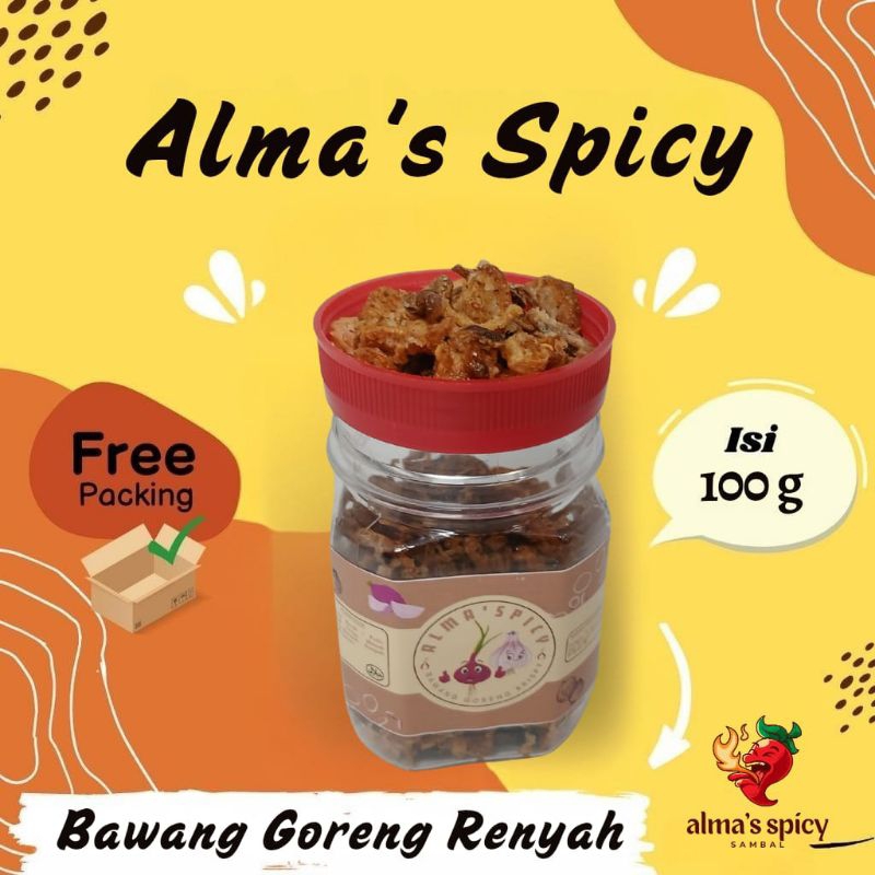 

bawang goreng (175ml) Alma's Spicy