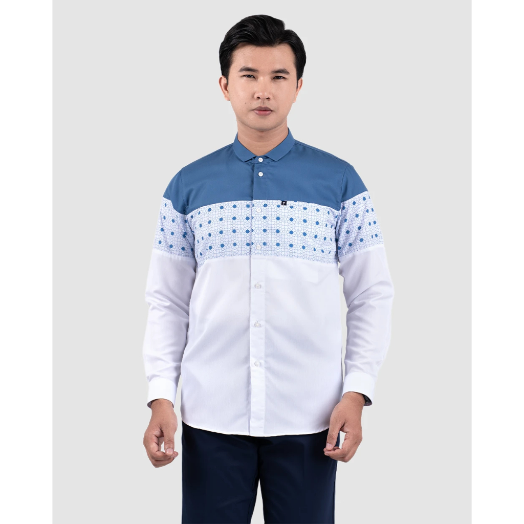 Fadkhera Nafi Baju Kemeja Koko Modern Fadkhera