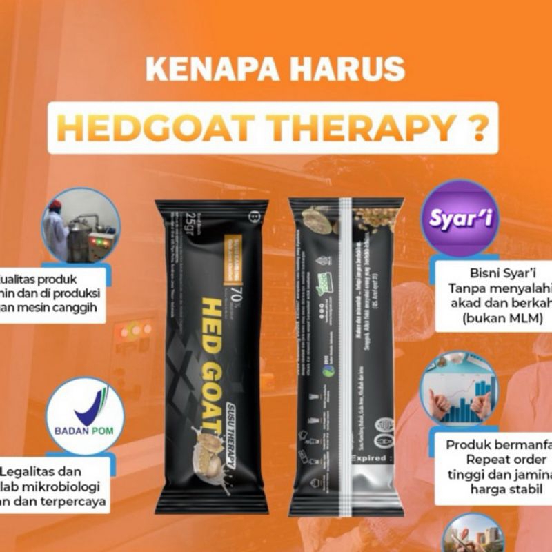 

SUSU KAMBING HEDGOAT SACHET KEMASAN MINI /HEDGOAT SUSU PROBIOTIK KEMASAN SACHET
