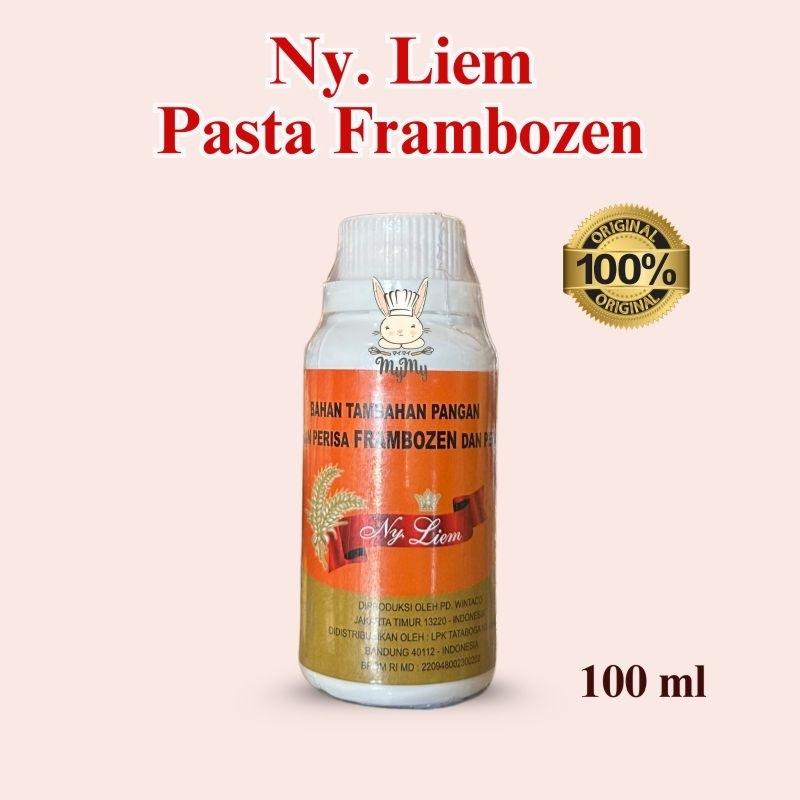 

Ny. Liem Perisa & Pewarna | Essence Makanan Pasta Frambozen 100 Gr