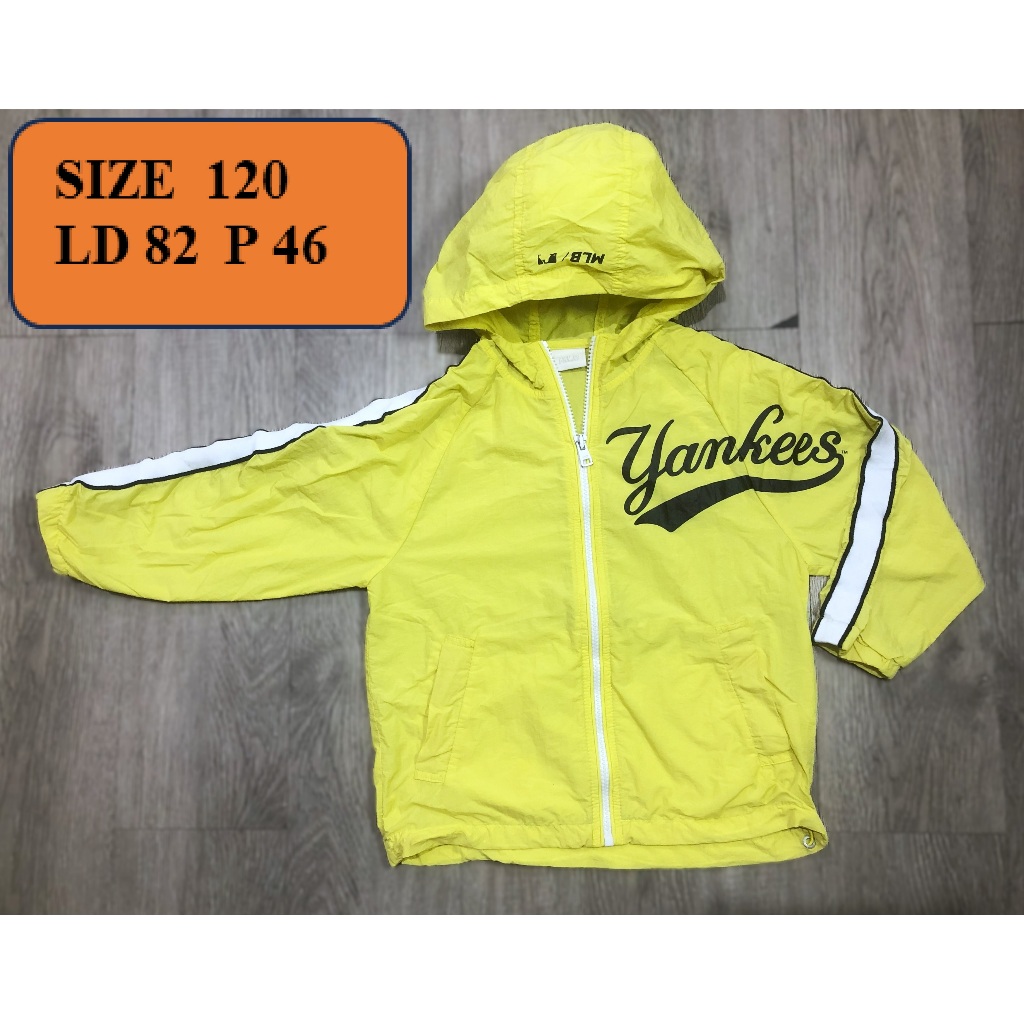 Jaket MLB - NY Jaket Branded Preloved Second Bomber Varsity Outdoor Running Hoodie Waterproof Anak R