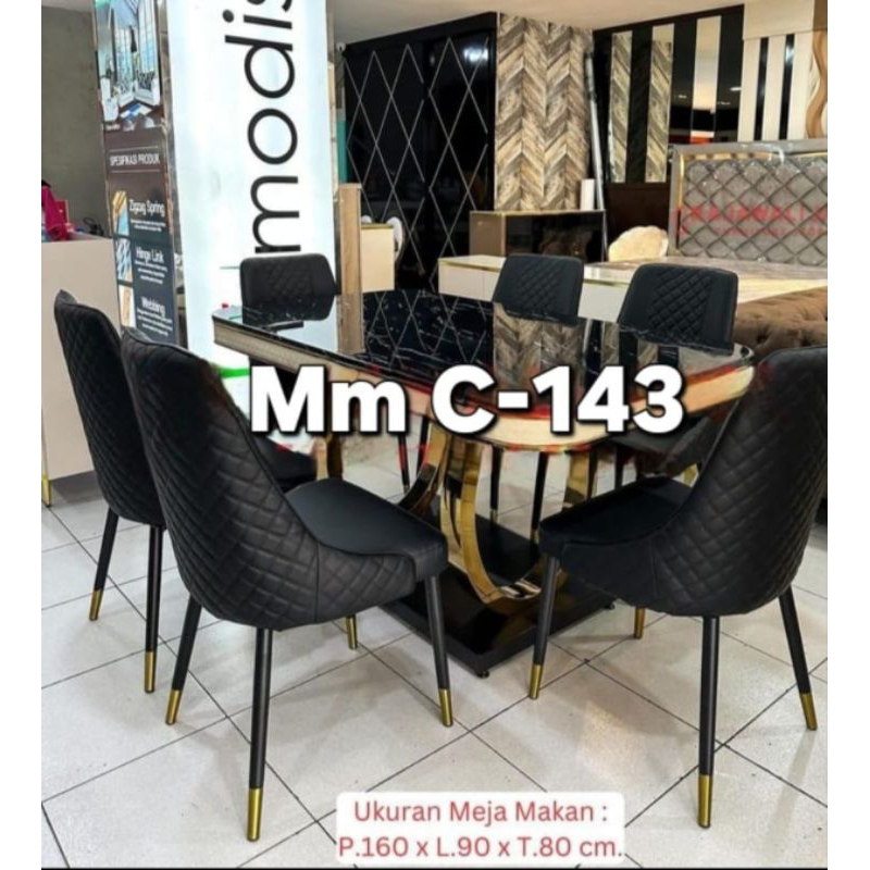 MEJA MAKAN MARMER HITAM MEJA MAKAN MARMER SET
 MEJA MAKAN MARMER 6 KURSI 
MEJA MAKAN MARMER MEWAH
 M