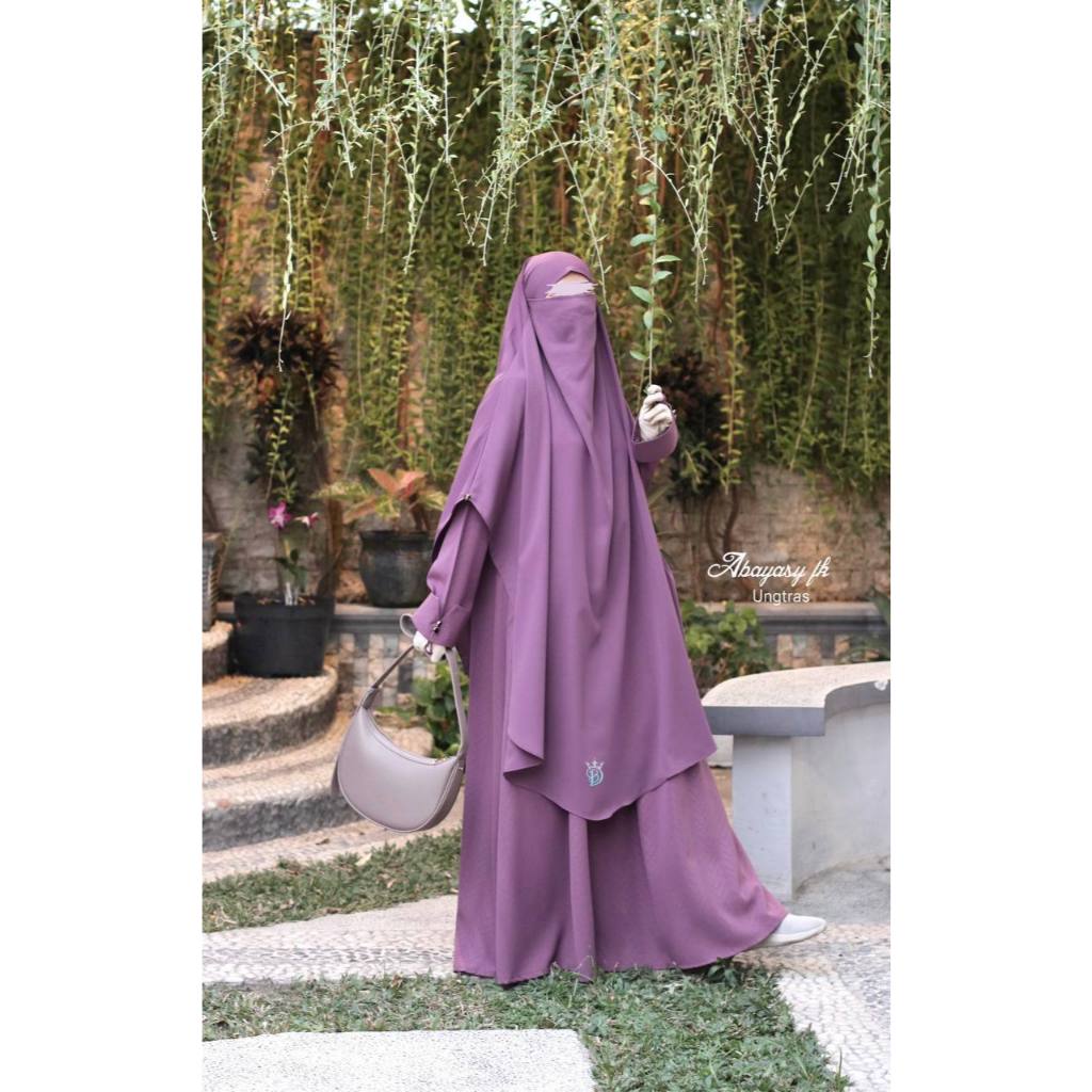 ABAYASY SET FRENCH KHIMAR DUTA BUSANA