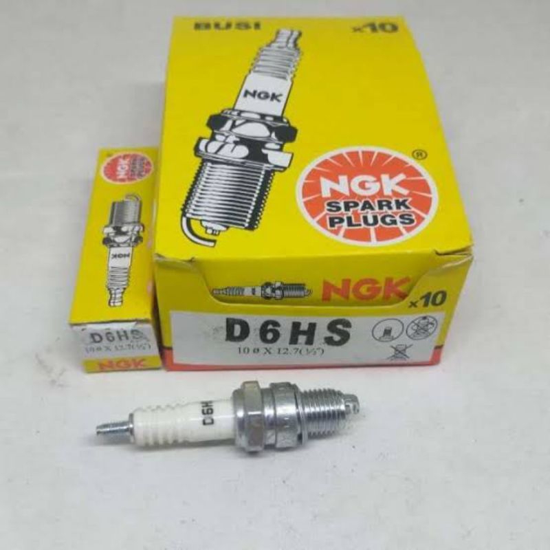 BUSI MOTOR BUSI NGK D6HS BUSI MOTOR BEBEK DRAT KASAR