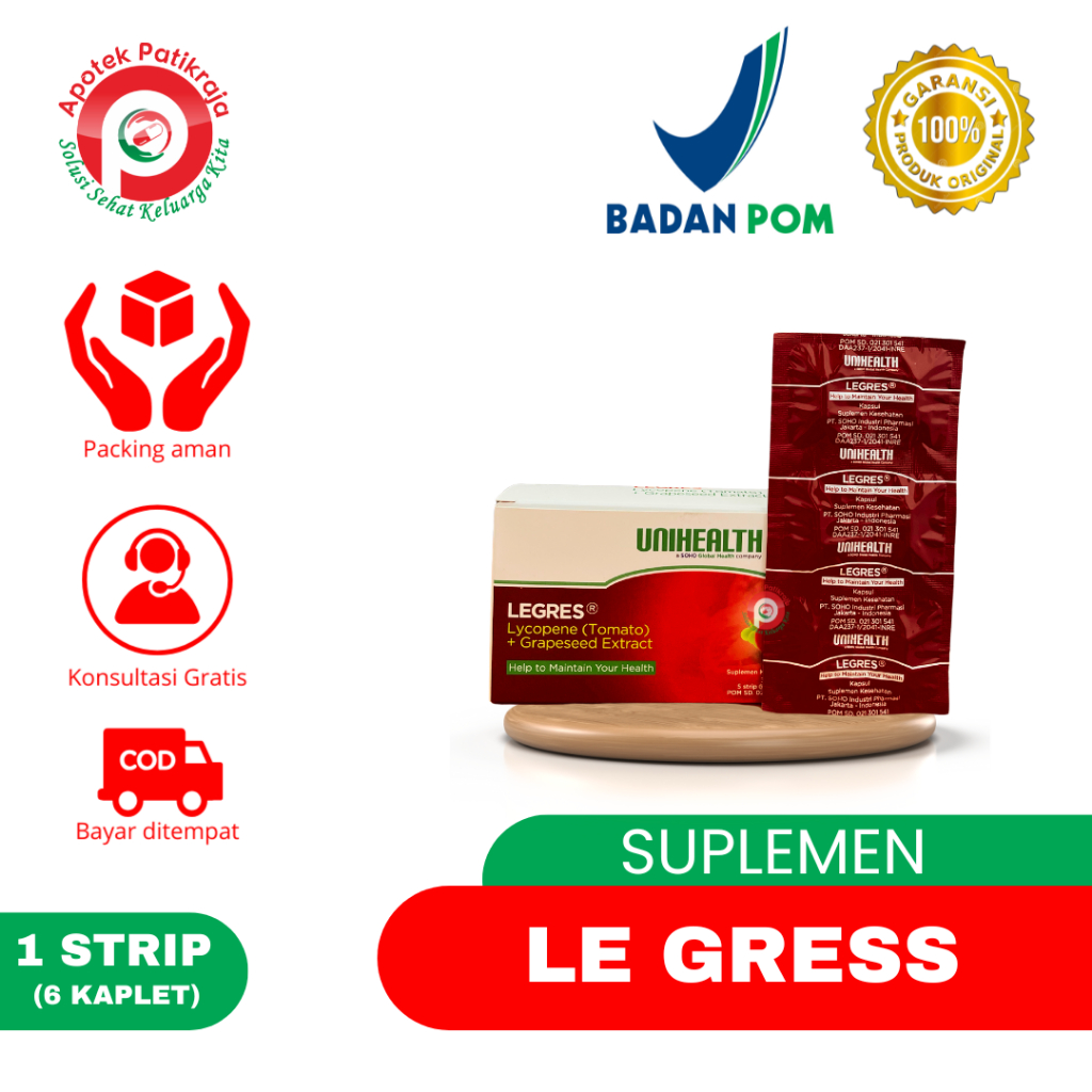 LEGRES STRIP ANTIOKSIDAN UNIHEALTH