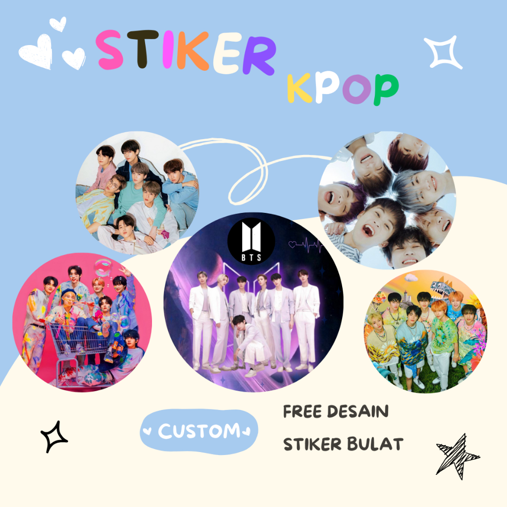 

STIKER DECO KPOP CUTTING BULAT | STIKER CUSTOM