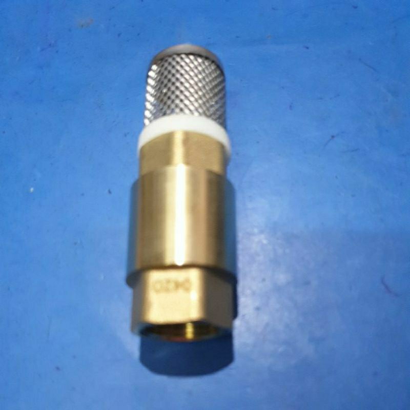 Tusen Klep Kuningan 1/2 Unnu +Saringan Foot valve sumur pompa air