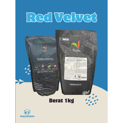 

VERLIN rasa RED VELVET MURAH minuman powder drink bubuk (1kg)