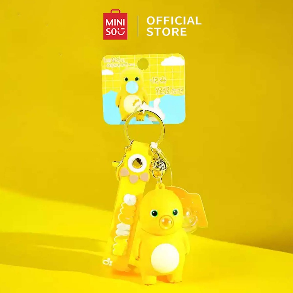 Miniso X Nailoong Fidget Keychain Gantungan Kunci PU Stress-Relief Pendant Liontin Tas Sekolah Yang 