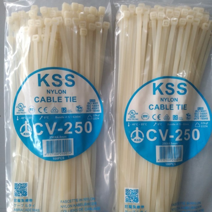 KSS Kabel Ties 250x4,8MM - Cable Ties 250x4,8MM CV-250