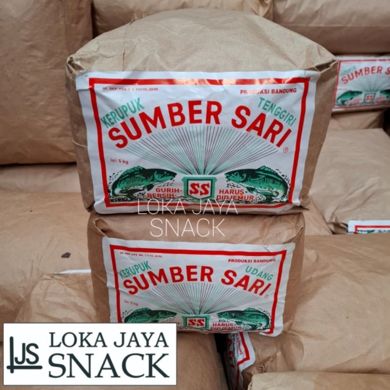 

Kerupuk Tenggiri Kerupuk Udang kemasan 500gr dan 1kg Cap Sumber Sari