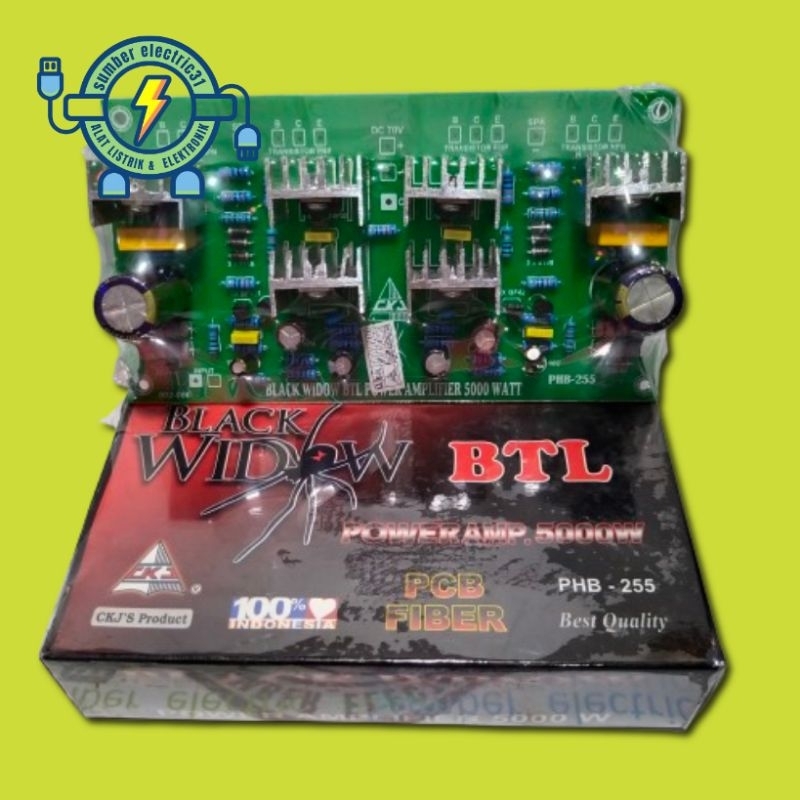 KIT DRIVER POWER AMPLIFIER BTL BLACK WIDOW 5000 W