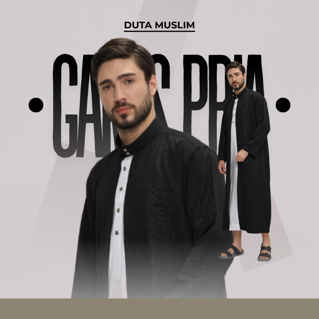 Jubah Oblong SULTAN Jubah Gamis Pria Muslim Jubbah Oblong Gamis Jubah Lengan Panjang Kain Adem