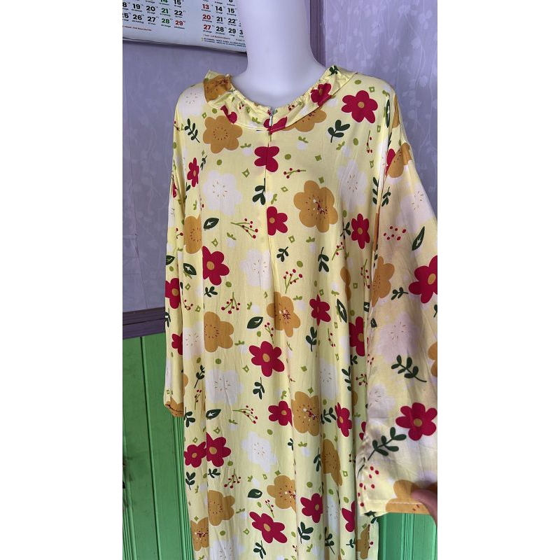daster rayon premium kekinian lengan panjang rumahan