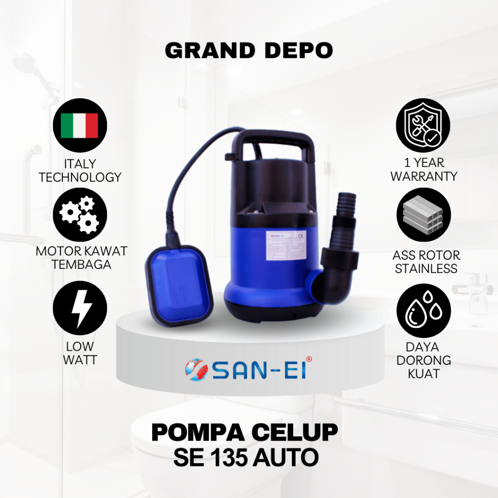 San Ei Pompa Air Celup SE 135 Auto / Pompa Air Celup San Ei