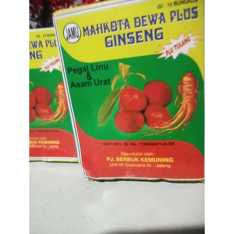 MAHKOTA DEWA plus GINGSENG