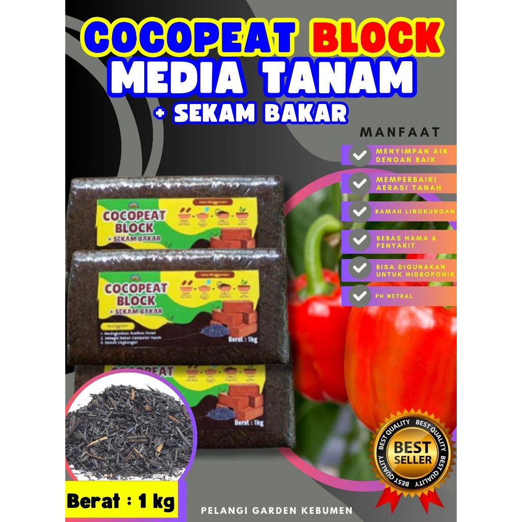DIJAMIN ASLI  Cocopeat Fellagro