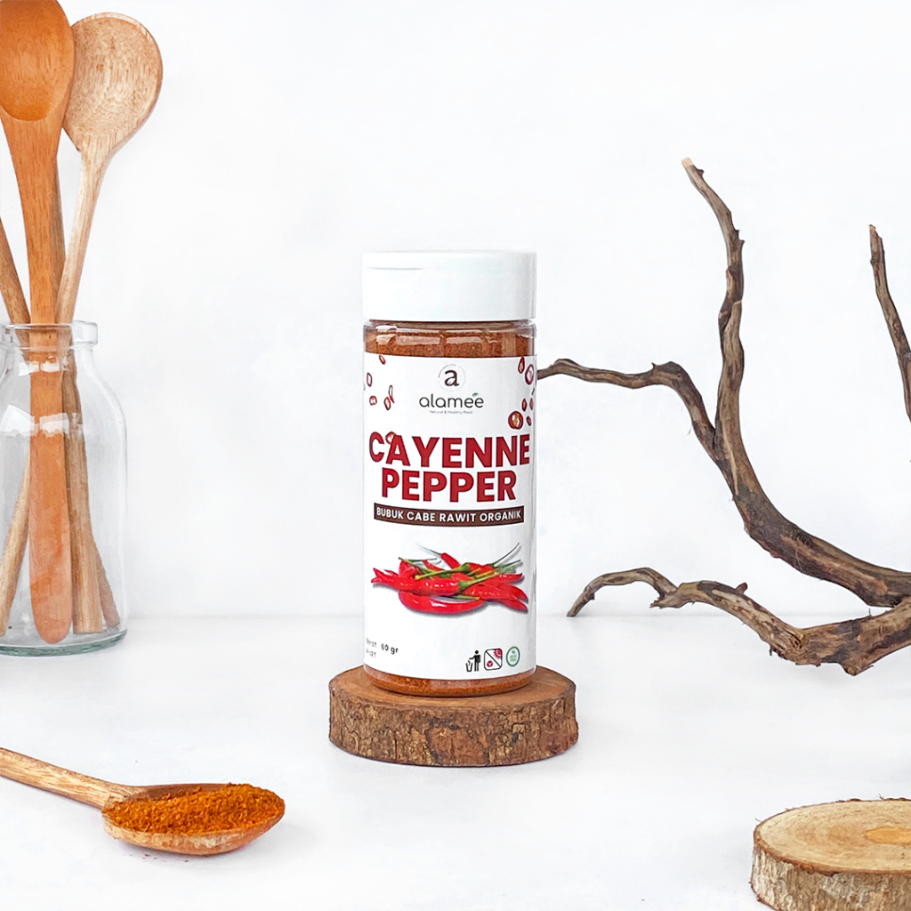 

ALAMEE Cabai Bubuk Rawit Cayenne Pepper Seasoning Powder Cabe Bumbu Masak Dapur 60gr