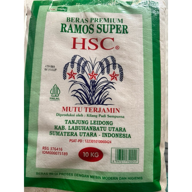 

Beras HSC Ramos Premium Hijau