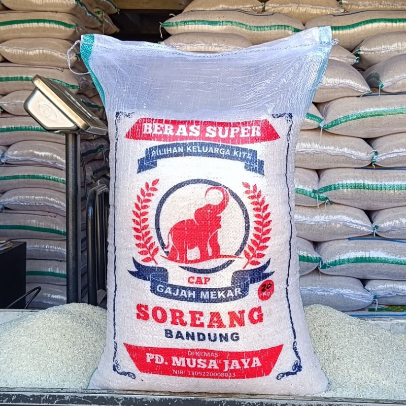

BERAS SOREANG CAP GAJAH MEKAR 20Kg