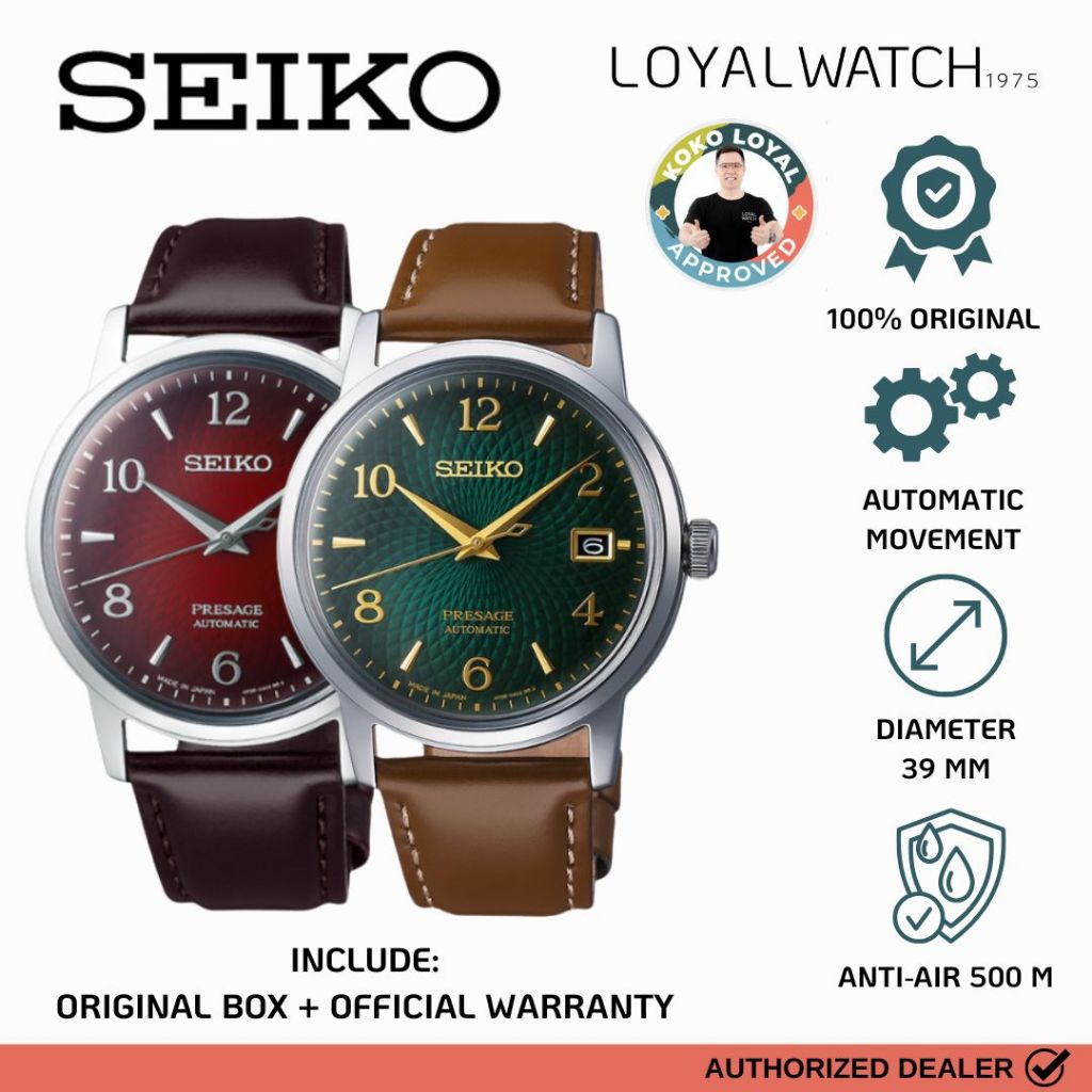 Jam Tangan Seiko Cocktail Pria SRPE45J1 SRPE41J1 Original Garansi Resmi