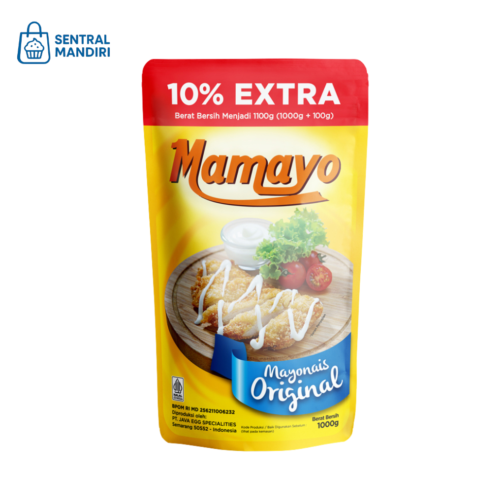 

Mamayo Mayonaise Original 1Kg, Extra 10% (1100gr)