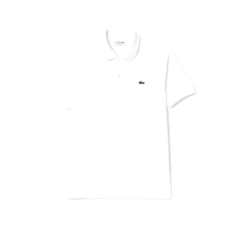 Lacoste Men's LACL1212001 Original L.12.12 Polo Shirt Kaos Polo Pria - White