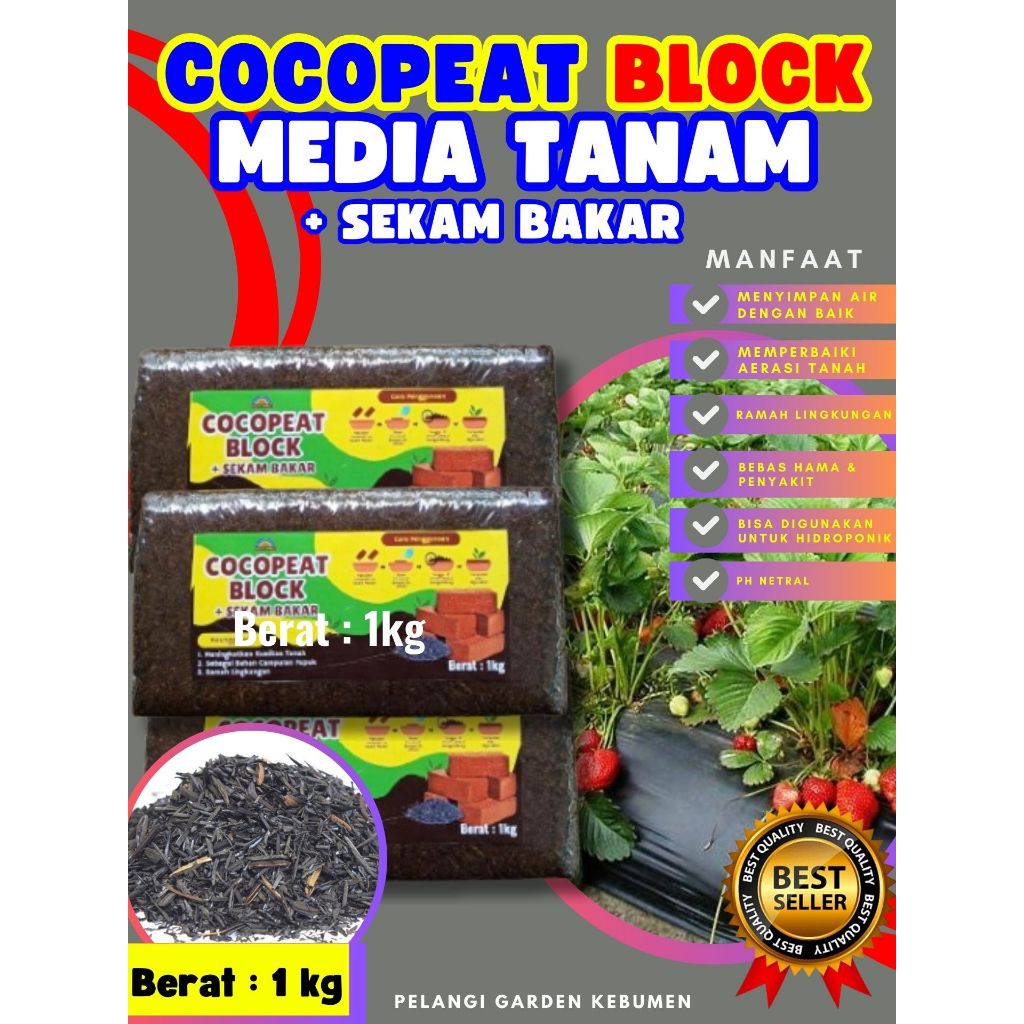PALING DICARI  Cocopeat Block Infarm, Cocopeat Cangkok, Cocopeat Campur