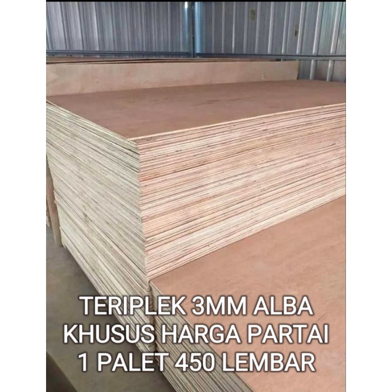 Triplek Plywood 3 MM  / Multipleks 3 MM Alba UT