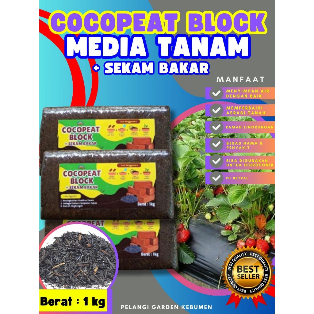 TERBAIK  Cocopeat Fiber, Cocopeat Fellagro, Cocopeat Gecko