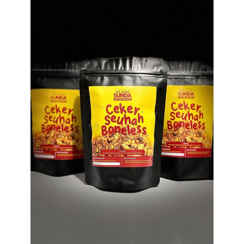 

Ceker Seuhah Boneless Original | Ceker Tanpa Tulang Pedas Manis | Dakbal Pedas Manis Lokal by Kios Sunda