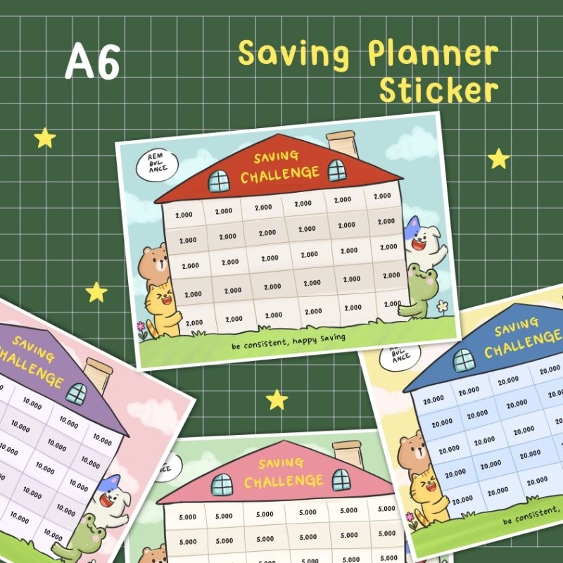 

Saving planner sticker