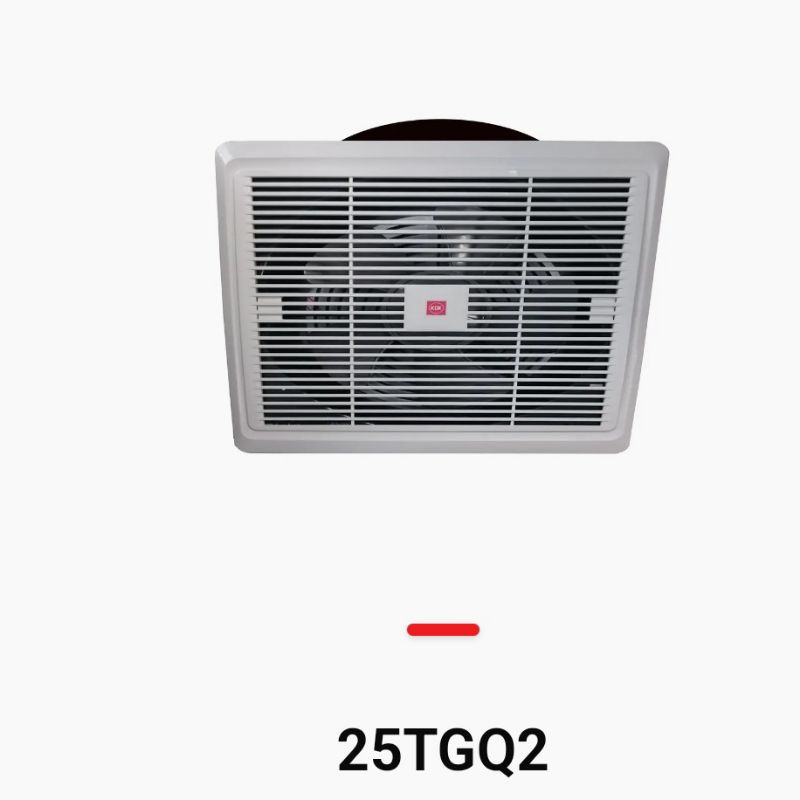 Kipas Eksos Plafon Ceiling Exhaust fan KDK 6" 8" 10'" 15TGQ 20TGQ 25 TGQ Garansi Motor 5Thn