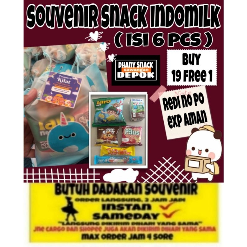 

Buy 19 free 1 Paket snack ultah anak / paket ulang tahun anak