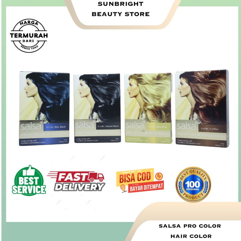 SALSA Pro Color Sensation - Cat Semir Rambut Permanen - SALSA Pro - Color / Cat Rambut Permanen / Pe