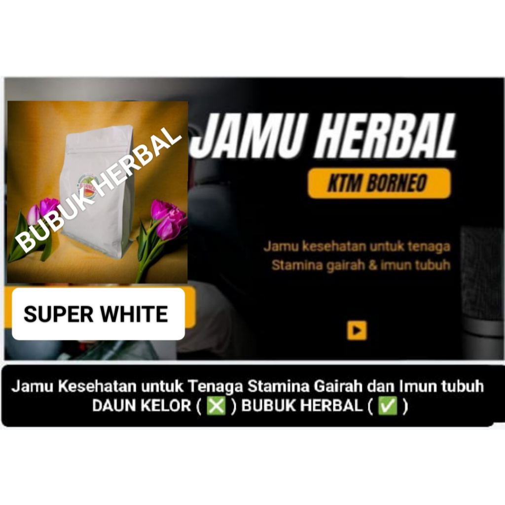 

tepung 800g BORNEO bubuk herbal jamu ramuan kalimantan untuk menjaga stamina luki permpuan