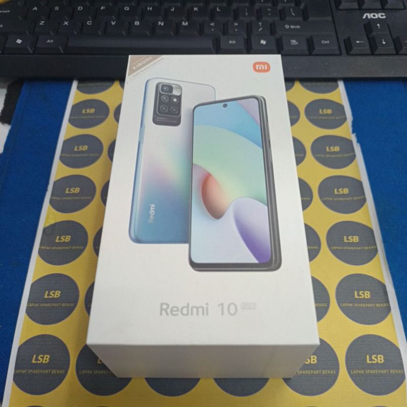 DUS BOX HANDPHONE XIAOMI REDMI 10 2022 ORIGINAL BEKAS