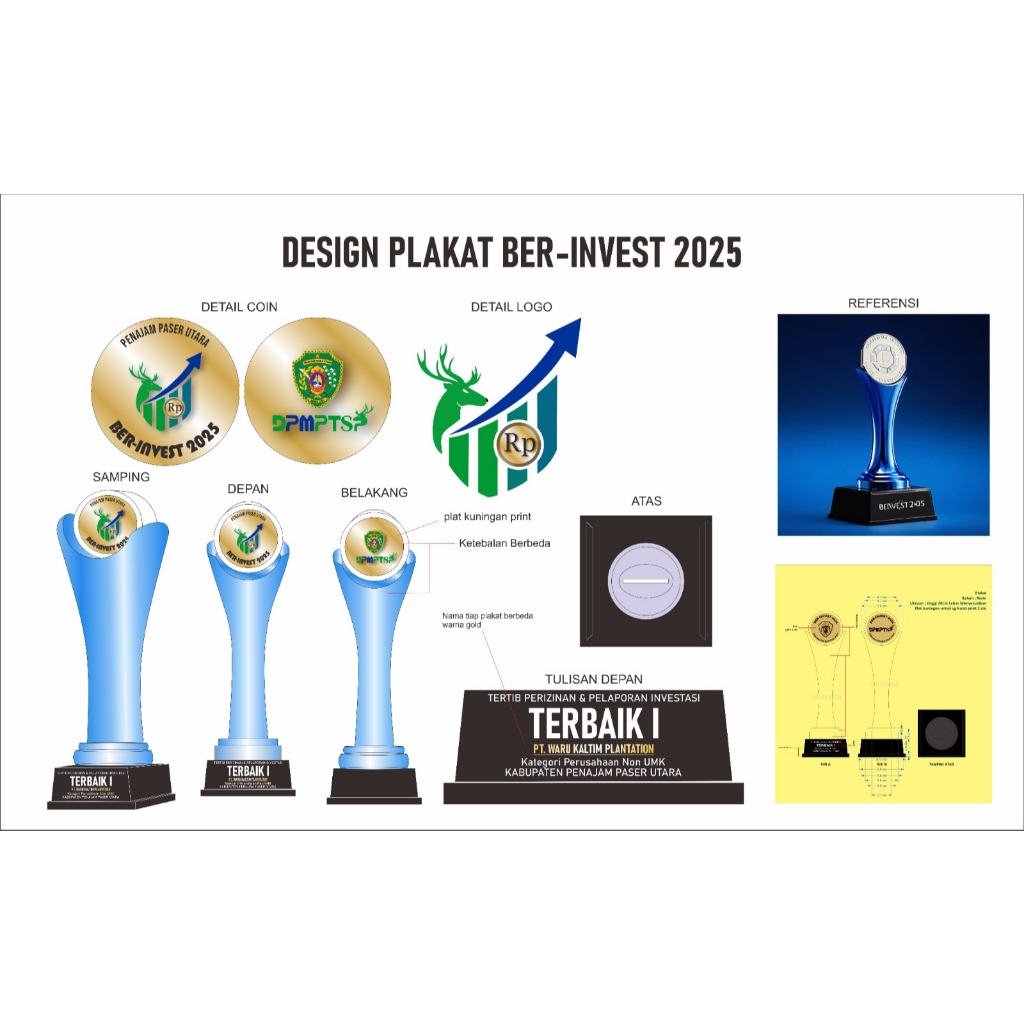 Plakat Custom Bahan Resin