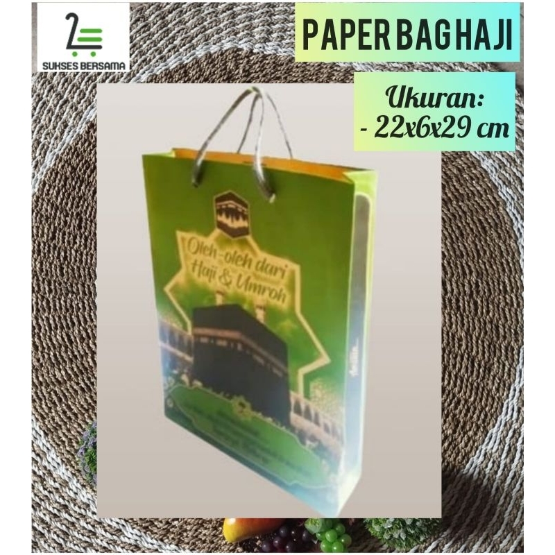 

Paperbag Umroh Haji 22x6x29 cm (LUSINAN/12 PCS)/Taskertas/Taskado