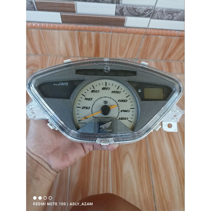 SPEEDOMETER kILOMETER ODOMETER MOTOR HONDA SUPRA X 125 FGM FI 2006 ORIGINAL SECOND