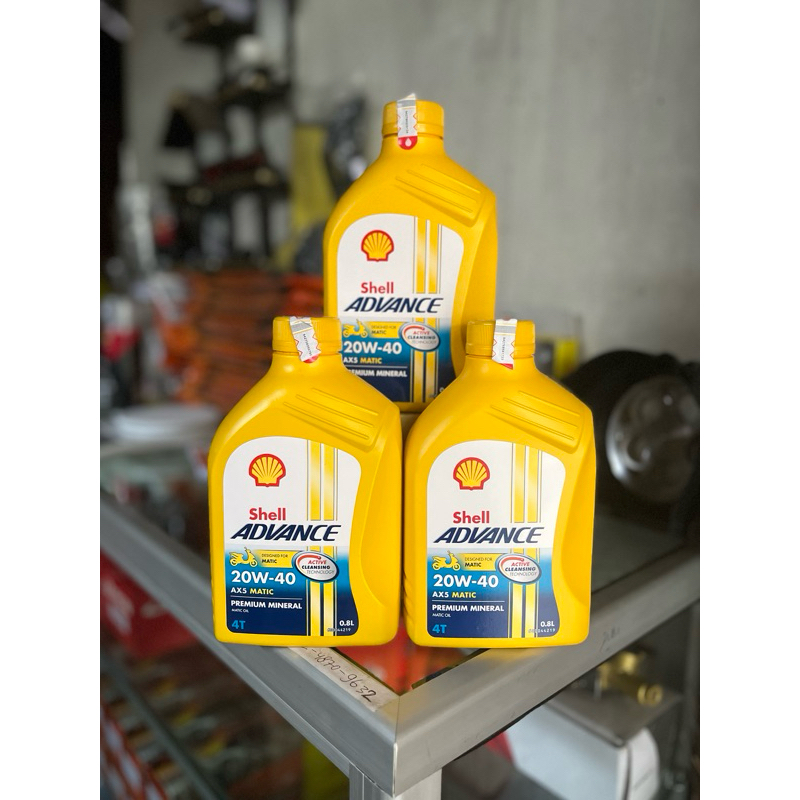Oli Shell Advance AX5 Matic 20W-40 Oli Mesin
