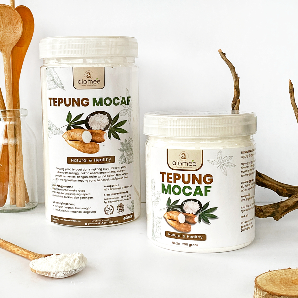 

ALAMEE Tepung Mocaf Gluten Free Singkong Powder Pengganti Terigu Organik Modified Cassava Flour