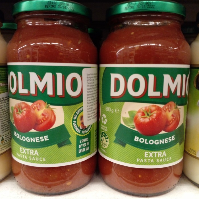 

DOLMIO BOLOGNESE 500 g Saus Bolognese Saus Spaghetti Extra Pasta Sauce
