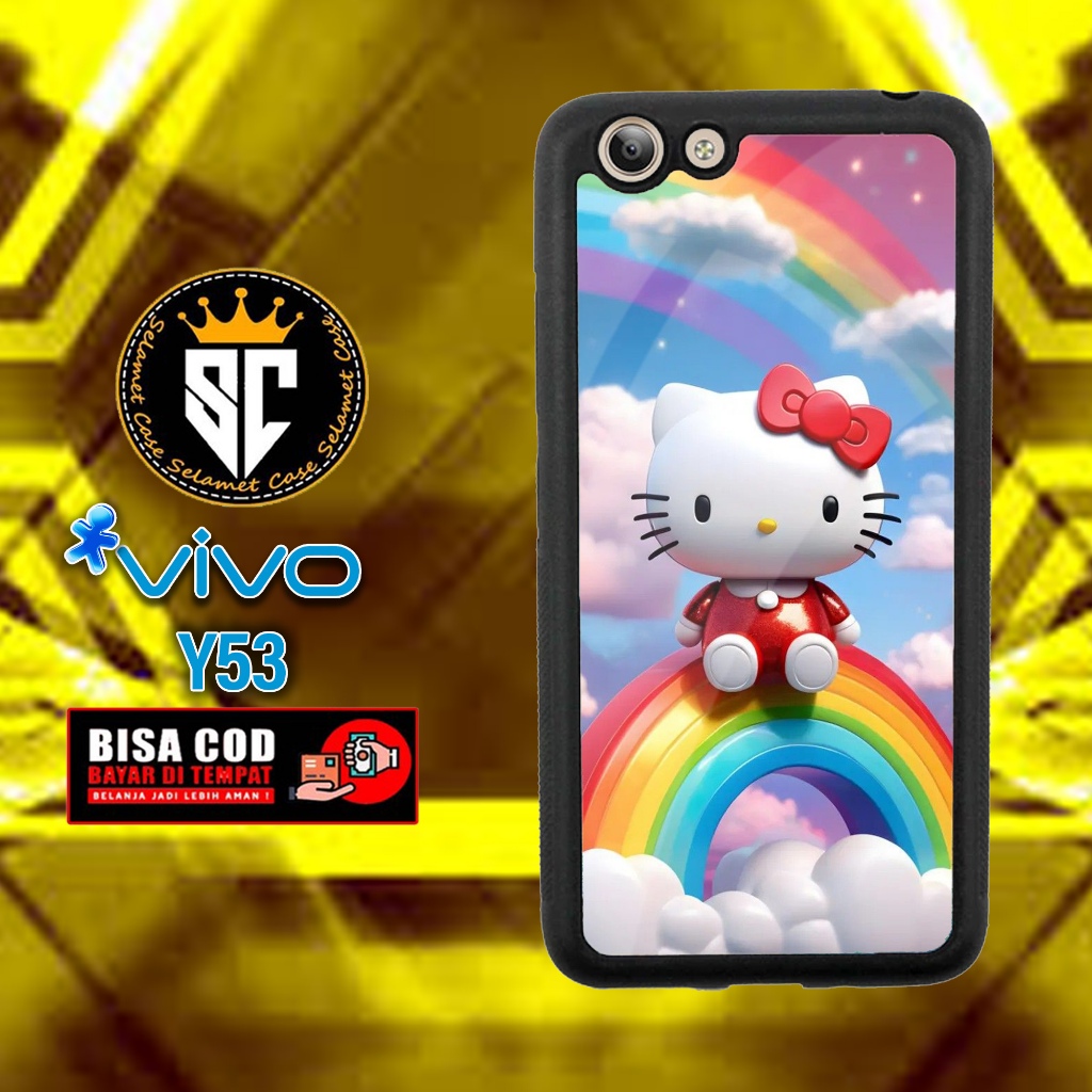 Case VIVO Y53 (Motif HELLO KITTY) SLAMET Case Terbaru softcase dan hardcase m Case - Casing - Kondgl