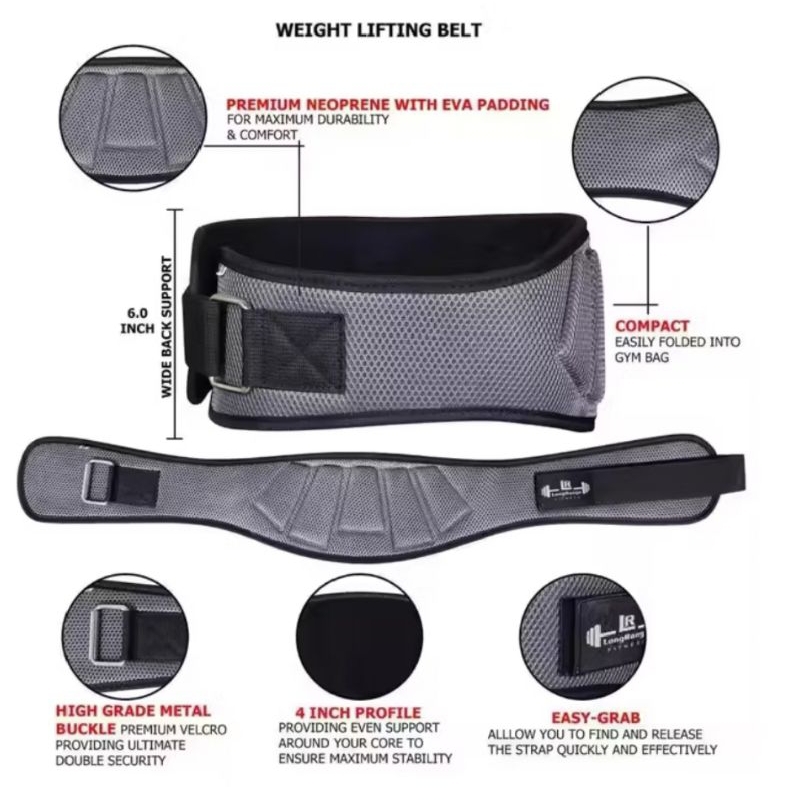 SABUK GYM SABUK FITNESS POWER BELT SABUK ANGKAT BEBAN (Sabuk Fitness)