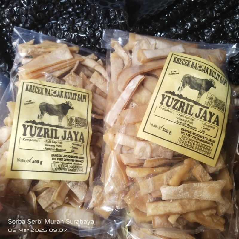 

rambak kulit sapi mentah 500g